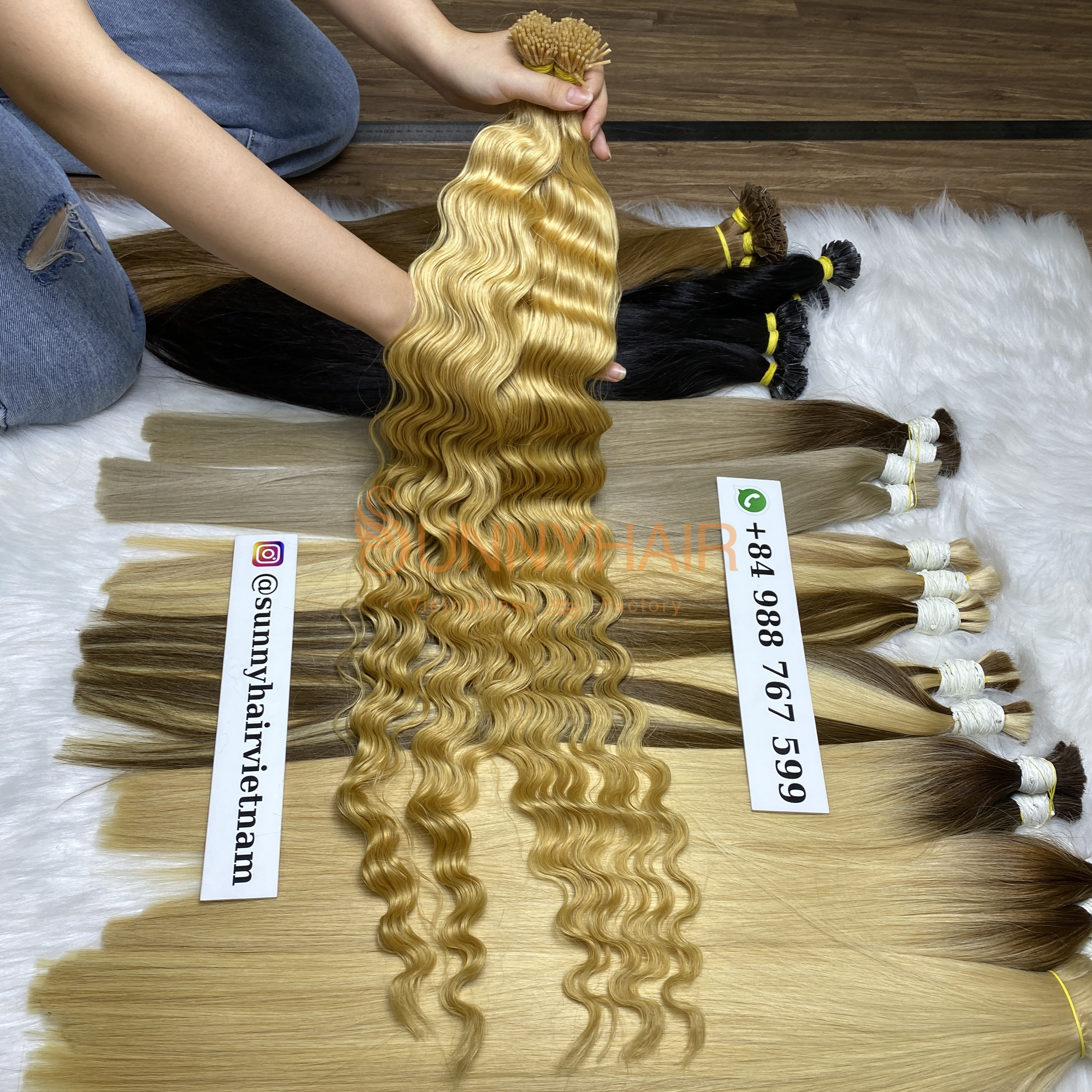 613 hair vendor wholesale wigs and bundles from Cambodia Vietnam