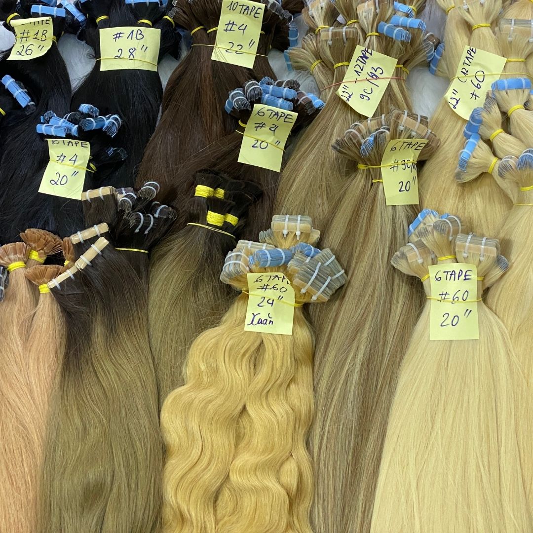 Wholesale Tape In Human Hair Extension Customizable Styles, Colors