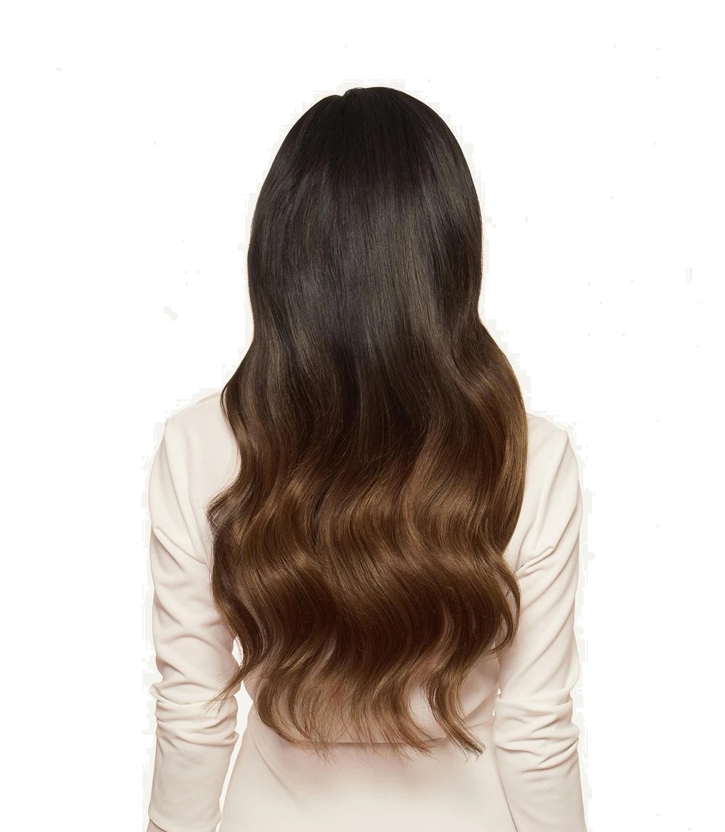 Ombre Chestnut Clip-in hair extensions