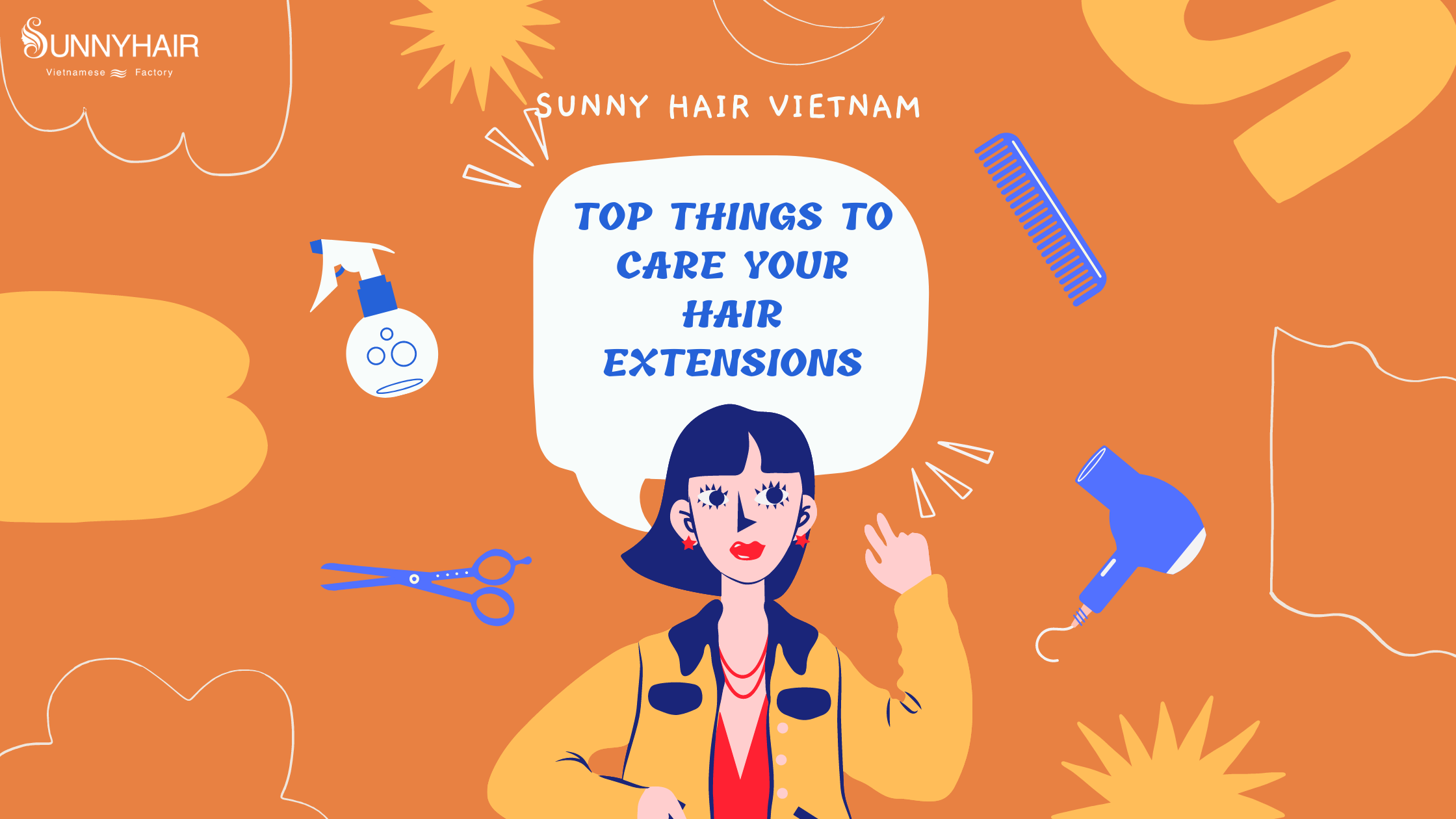 Top things to care hair extensions 