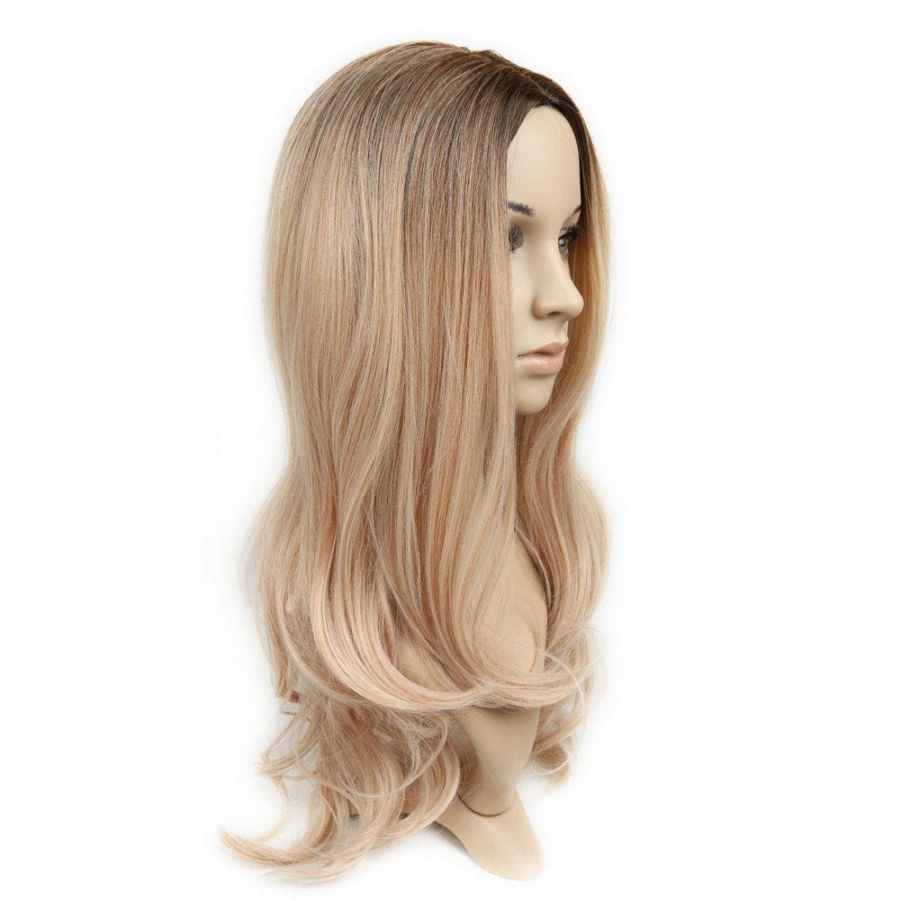 Top Hot Selling Ombre Color Long Wavy Human Hair Wigs | Malaysian Hair ...