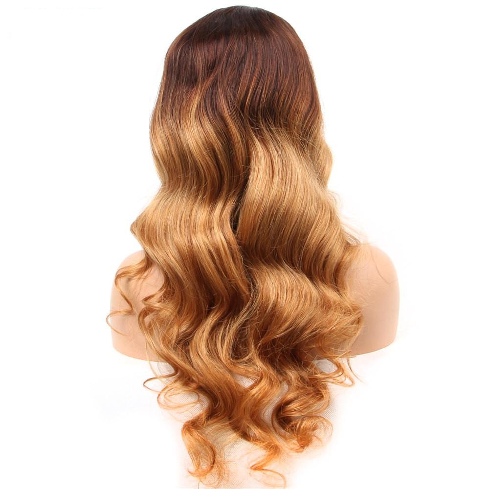 Honey Blonde Brown Lace Front Wigs