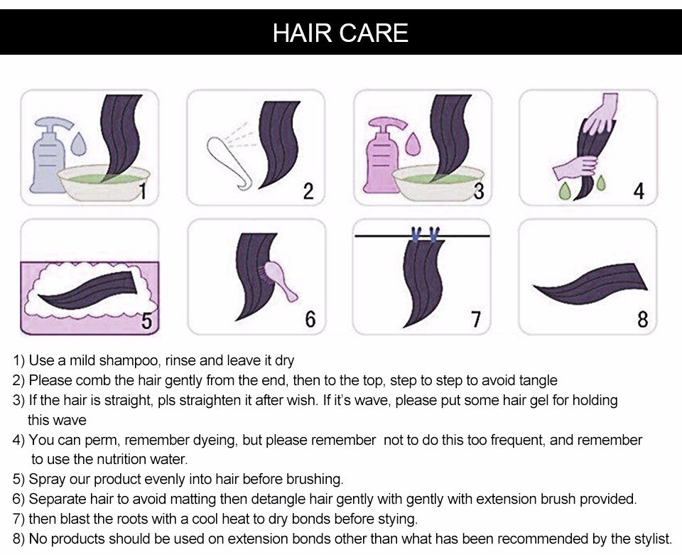 How to wash weft hair