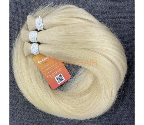 Hot Wholesale Double Drawn Bulk Hair 100% Vietnamese Natural Straight Black Color 10"-28"