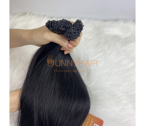 Sunny Hair Hot Selling I-Tip Hair Extensions 100% Human Natural Wavy Virgin Hair Extensions 14"-22"