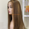 Hot-selling Customizable Long Bone Straight Brown Color Hair Wig | Vietnam Wig Manufacturer