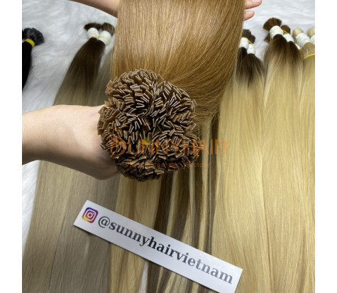 Hot selling Flat Tip Various Colors Bone Straight Hair Extension | Top Vietnam Hair Vendor