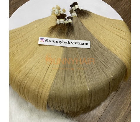 Hot-selling Bone Straight Bulk Hair Super Double Drawn Various Colors And Lengths | Vietnam Hair Supplier