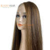 Piano Color Bone Straight Hair Wig | Vietnam Wig Manufacturer