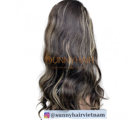 Hot-selling Body Wave Highlighted Color Hair Wig Various Lengths | Vietnam Wig Manufacturer