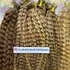 Premium Pony Tail Blonde Deep Curly  Hair Extension | Vietnam Hair Supplier