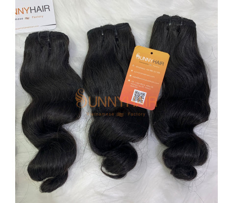 Combo Double Weft Virgin Vietnam Hair Set 3 Double Weft Hair Bundles 1 4x4 Lace Closure