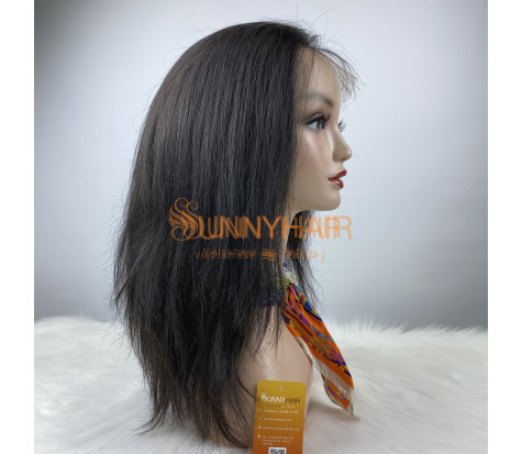Hot-selling Single Color Straight Clip-in Hair Extensions 100% Virgin Vietnam Human Hair