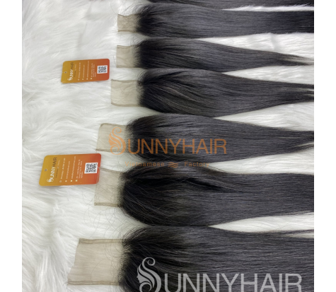 Malaysian 5x5 Straight Lace Closure 100% Unprocessed Virgin Hair Wholesale From Best Quality Hair Supplier