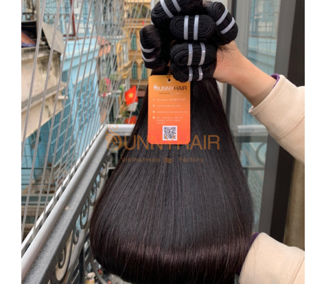 Hot Collection! Vietnamese Halo Hair Extensions 100% Human Hair Straight Natural Color