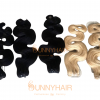 Combo Burmese Virgin Human Hair 3 Weave Bundles with Lace Frontal Deep Body Hair Extensions Hair Bundles