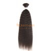 Brown Color Kinky Straight Bulk Hair Single/Double Drawn Hair 100% Vietnamese Human Hair 100 gram/1 bundles