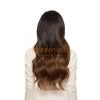 Top Hot Ombre Color Clip-in Straight Hair Extensions 100% Remy Vietnamese Natural Hair