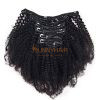 12"-18" Afro Kinky Curly Clip-in Human Hair 7Pcs/set Vietnamese Remy Hair Extensions