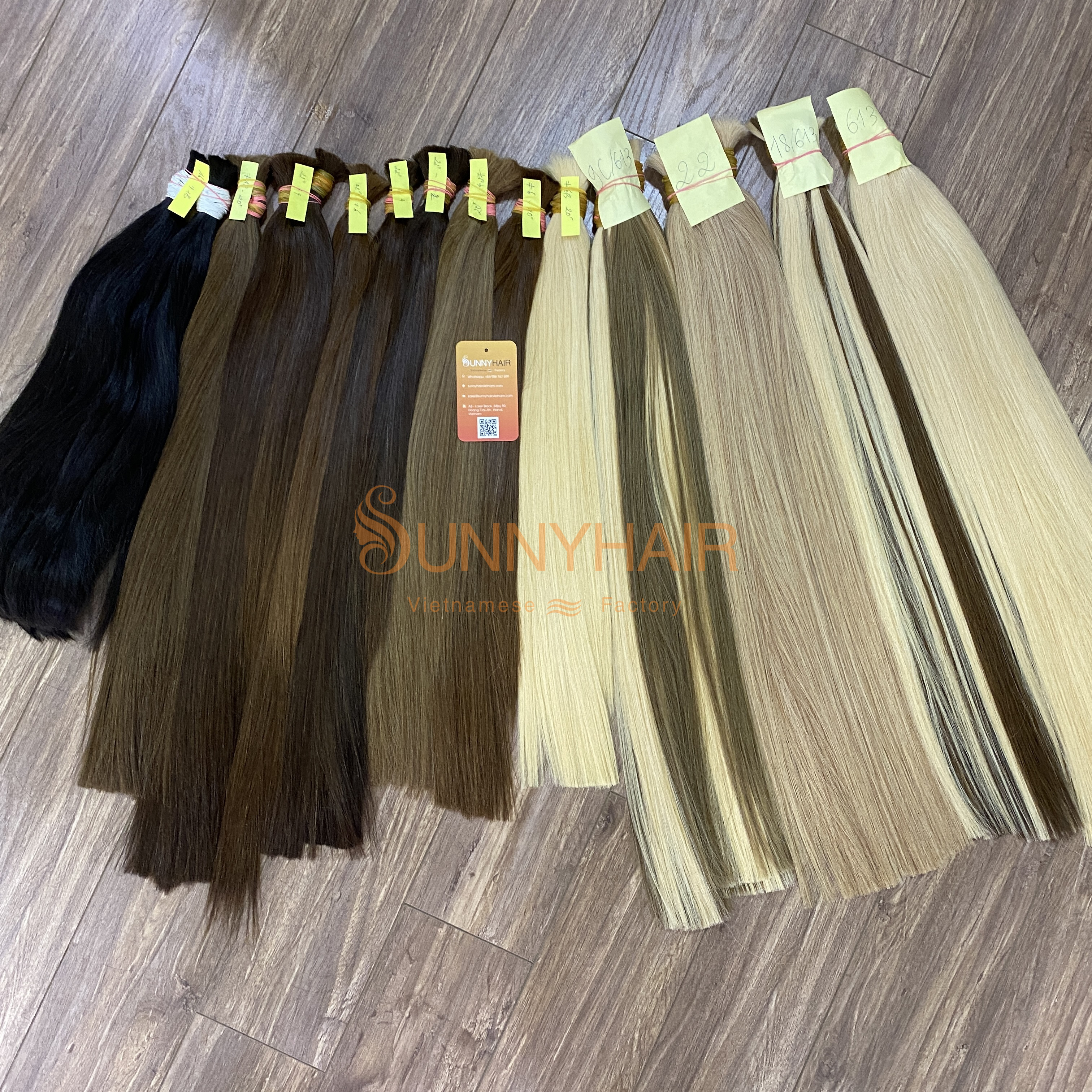 Combo Lace Frontal Wig Making Ombre Color: one 13x4 Lace Frontal & 3 Machine Bundles