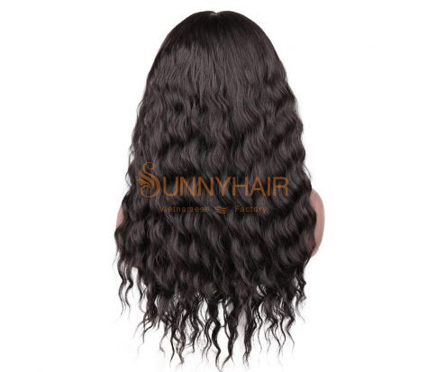 Long Natural Wavy Human Hair Dark Colors Lace Front Wigs for Women with Natural Looking Wholesale Price Vietnam Hair Vendor