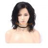 Wholesale Lace Front Burmese Human Hair Wigs Short Wave Bobs Wavy Wigs