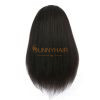 Vietnam Wholesale 100% Virgin Hair Kinky Straight Lace Front Wigs For Brazilian and African Women Natural Color