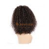 360 Lace Front Remy Burmese Human Hair Wigs Natural Hairline 150% Density Short Bob Curly Wigs