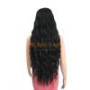 Laotian Remy Human Hair Long Deep Wave Lace Front Wigs in variety of colors