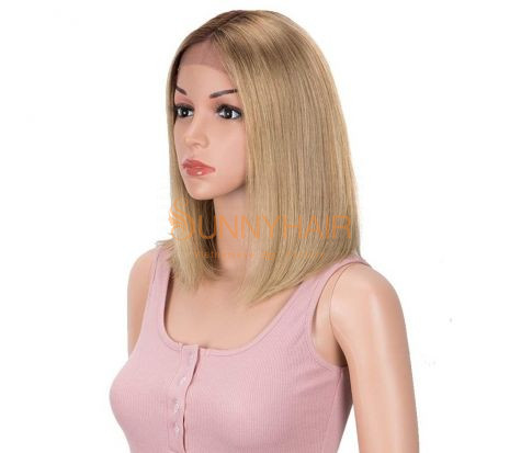 Wholesale Sunny Hair Supplier Lace Front Wigs Short Bob Wigs Human Hair Straight Human Hair 10”-14”