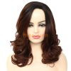 Wavy Medium-Length Wigs with Natural Hairline Wefted Cap 100% Cambodian Remy Human Hair