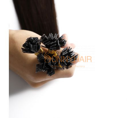 Hot trending 100% Remy Vietnamese Natural Wavy Hot Fusion Flat Tip Hair Extensions 50 gram/50 strands