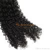 Flat Keratin Tip Curly Hair Extension Cambodian Human Hair Extension Natural Black Brown 14"-20" 1g/s