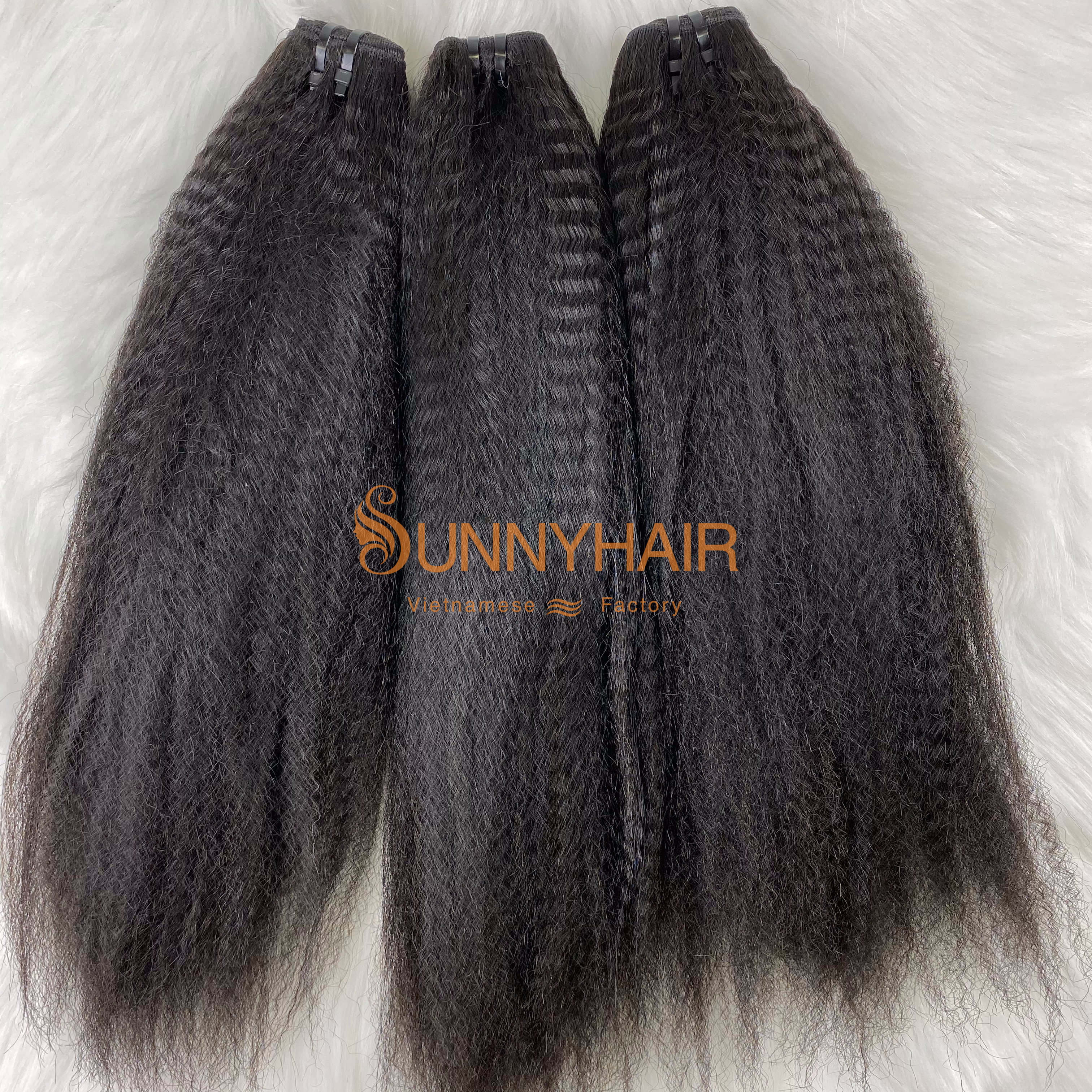 Black Kinky Straight Tape in Hair Extensions 100% Vietnam High Quality Virgin Hair From One Donor