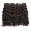 Wholesale Deep Wave Remy Hair Bundles Wefts Nature Color for Natural Human Hair Extensions