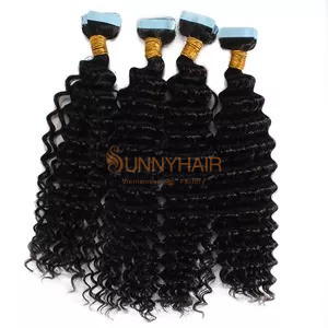 Kinky Curly Tape in Hair Extension 100% Virgin Human Hair Vietnam